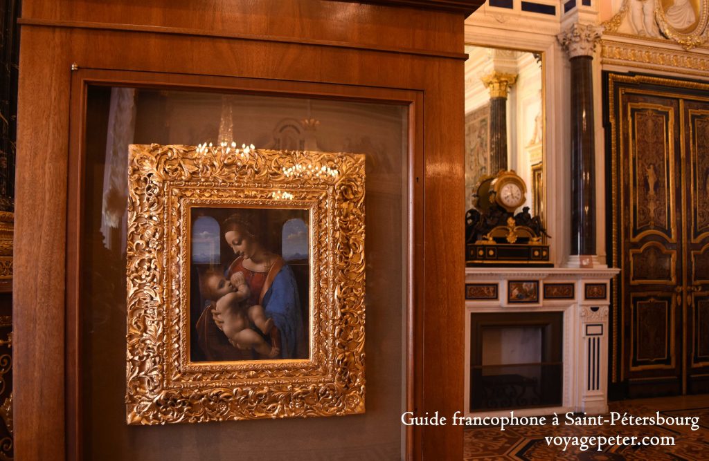 "La Madone Litta" de Léonard de Vinci au musée de l'Ermitage